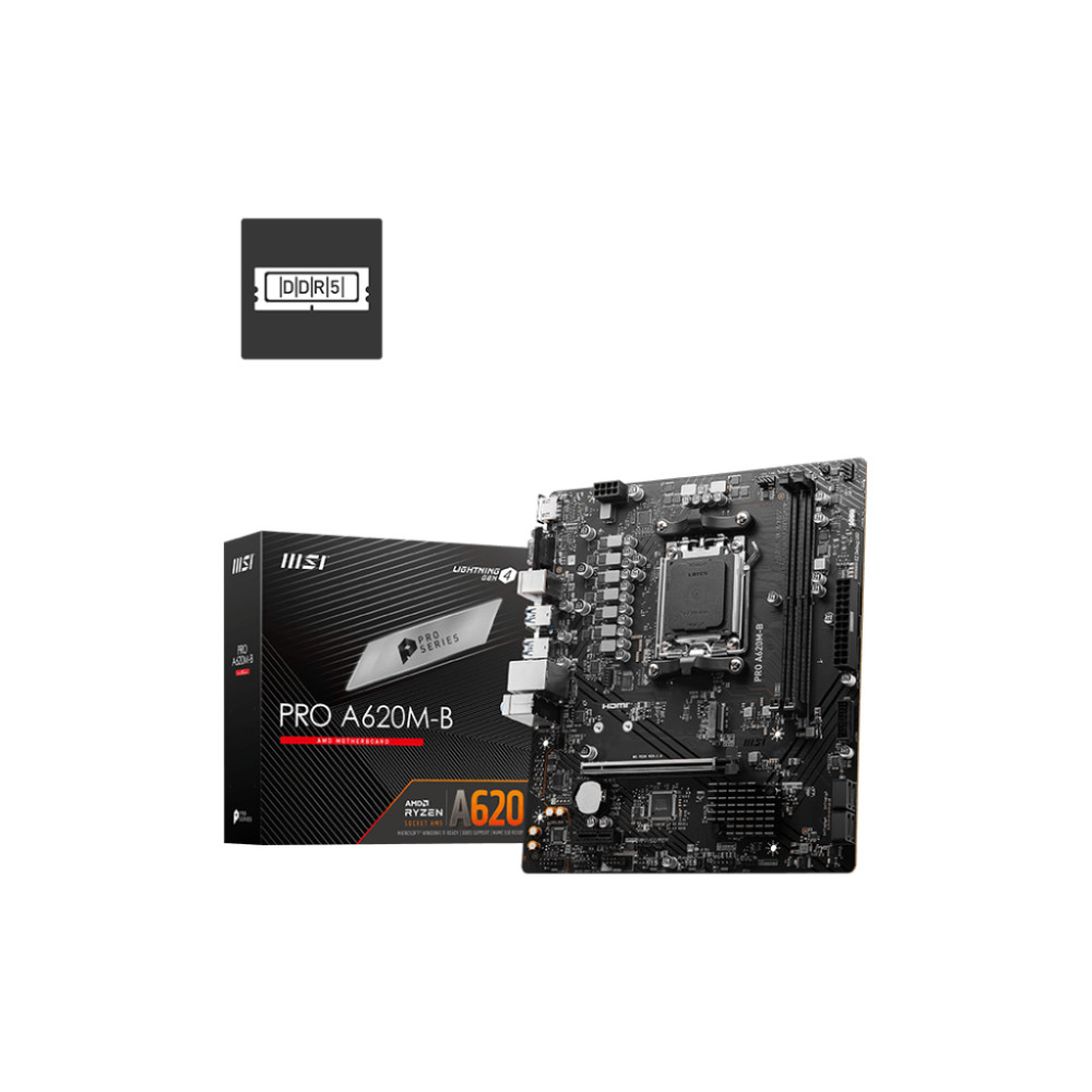 Placa Base MSI PRO A620M-B Socket AM5