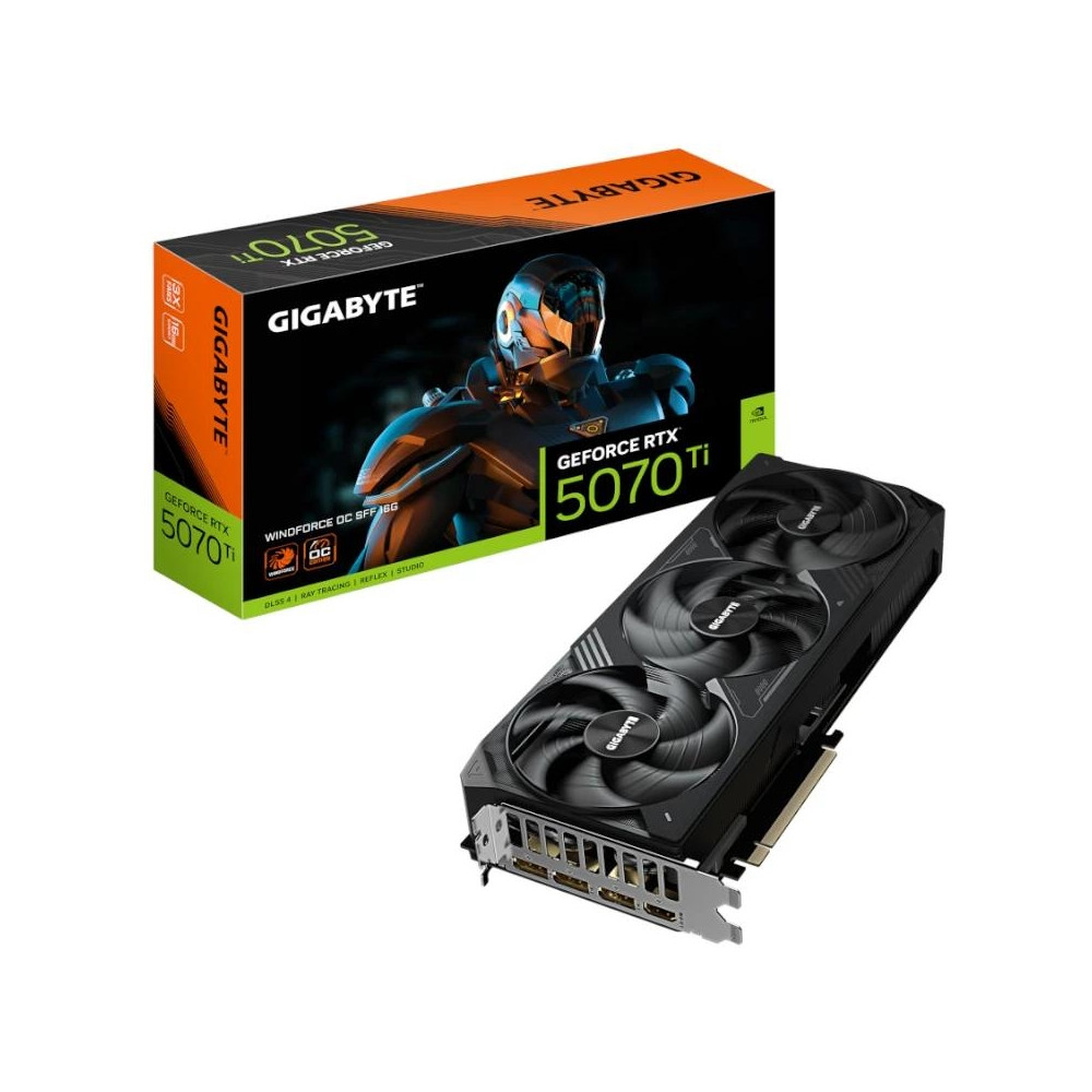 TARJETA GRAFICA GIGABYTE GEFORCE RTX5070TI WINFORCE OC 16GB GDDR7