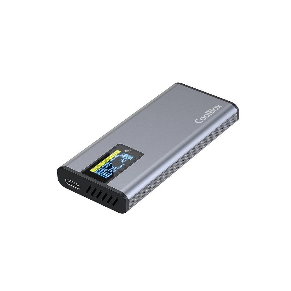 CAJA EXTERNA M.2 NVMe/SATA COOLBOX MINICHASE PS32 USB3.2GEN2 COO-MCM-M2F