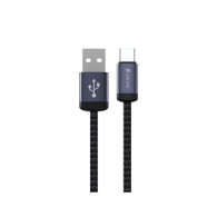 DEVIA CABLE GRACIOUS USB A - TIPO C 2A V2 1M NEGRO