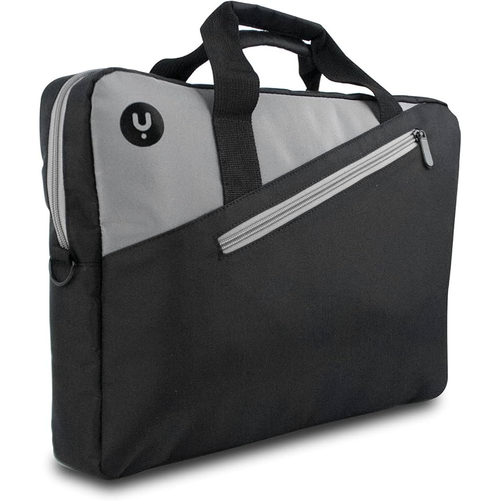 BOLSA PORTATIL NGS 14.1 GINGERBLACK NEGRO Y GRIS