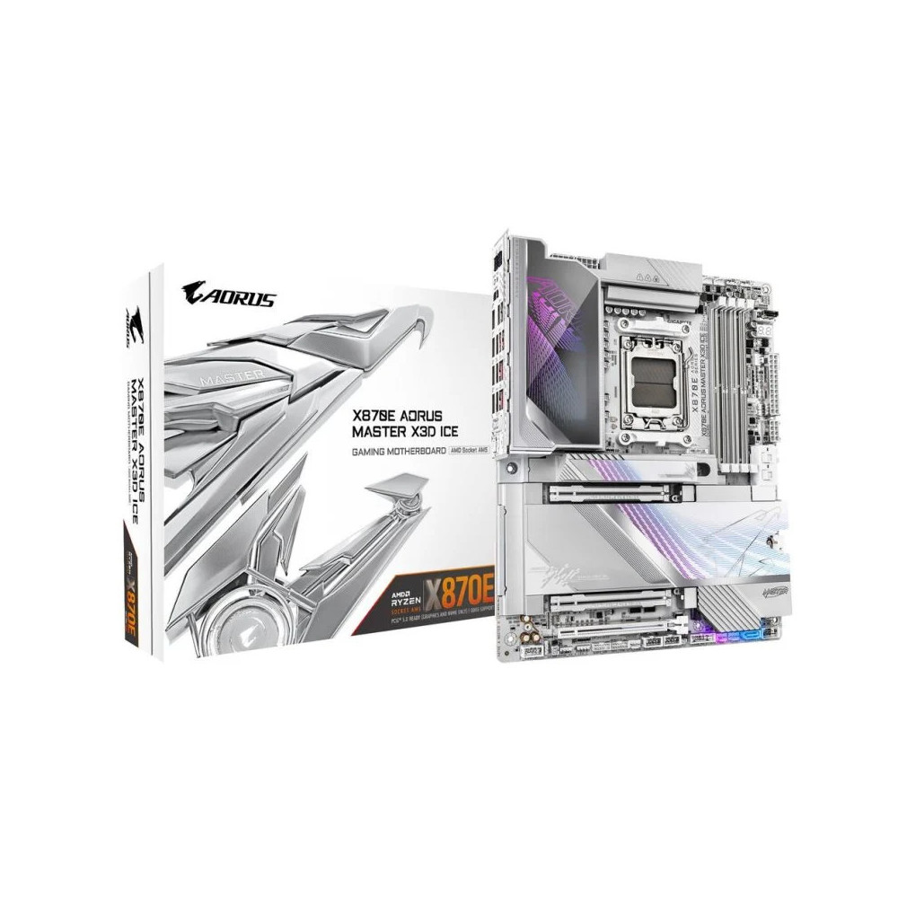 Placa Base Gigabyte X870E AORUS PRO X3D ICE Socket AM5