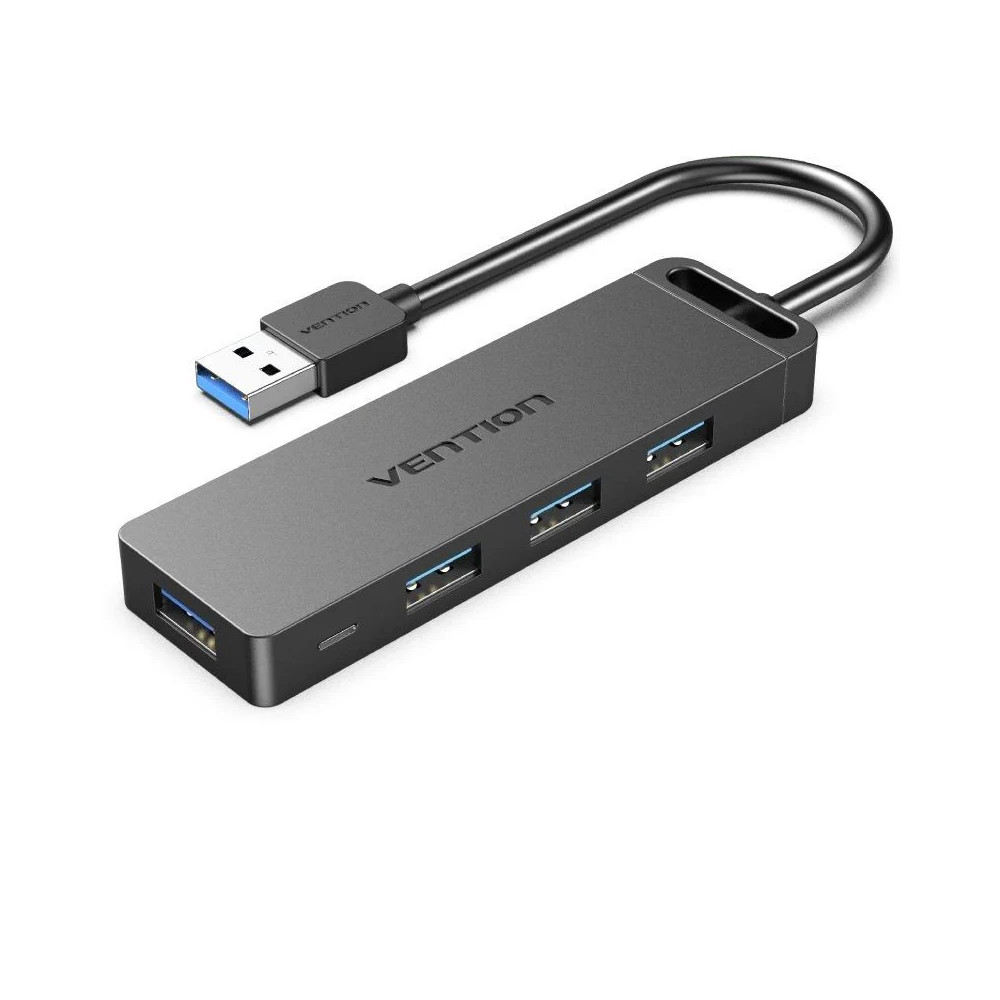 HUB USB 3.0 4 PUERTOS / MICROUSB PD VENTION CHLBB