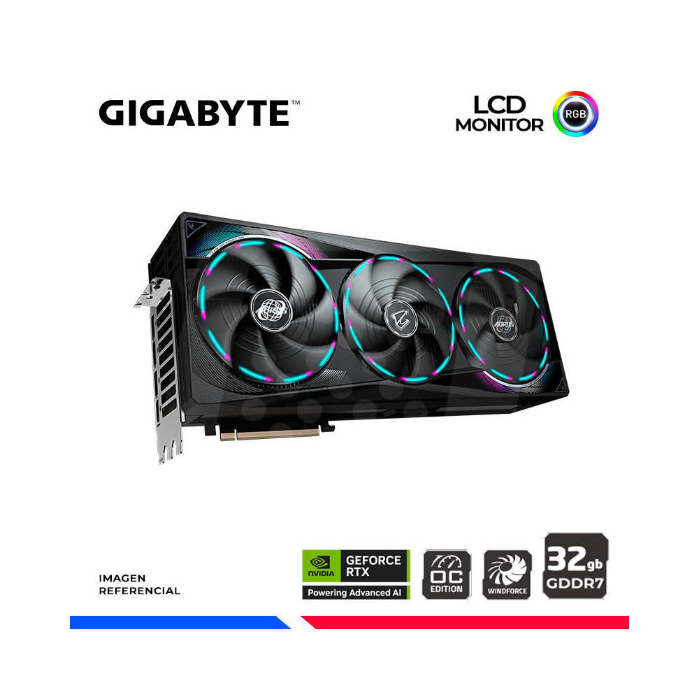 VGA PCI-EX NVIDIA GIGABYTE RTX5090 AORUS MASTER 32G GDDR7 PCIE HDMI 3DP 3VEN