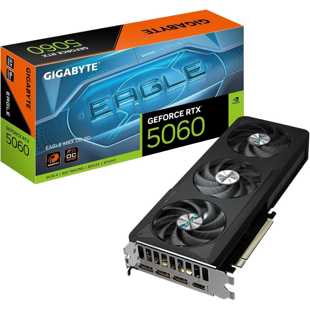 GIGABYTE RTX 5060 EAGLE MAX OC 8GB GDDR7 PCIE 5.0