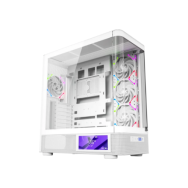 TORRE ATX XYZ QUANTUM PRO WHITE 4XVENT 120MM ARGB/CPU MAX 180MM/GPU MAX 400MM