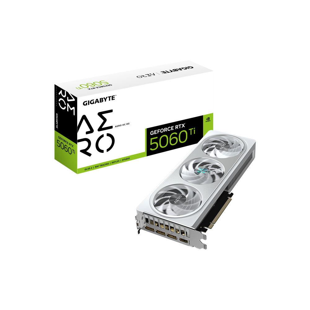 TARJETA GRAFICA GIGABYTE RTX5060TI AERO OC 8GB GDDR7