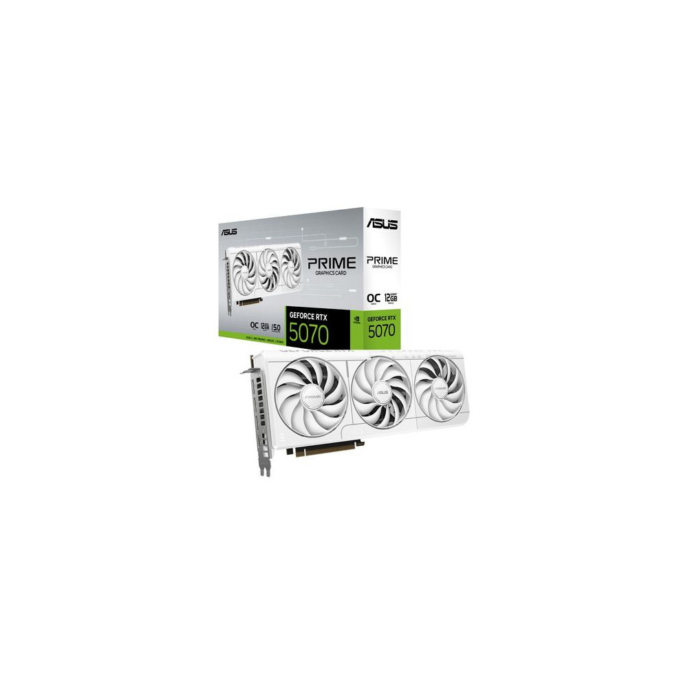 TARJETA GRAFICA ASUS PRIME RTX5070 WHITE OC EDITION 12GB GDDR7