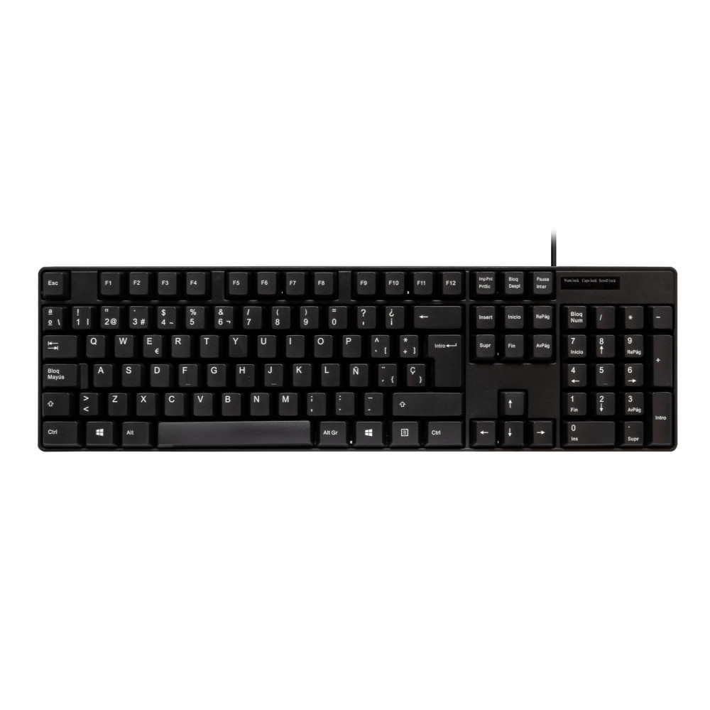 TECLADO UNYKA USB KIT TR OEM 105 TECLAS NEGRO UK50545