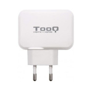 CARGADOR USB-C TOOQ PARED DOBLE PUERTO USB-C+USB-A 27W BLANCO TQWC-2SC02WT