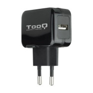 CARGADOR USB TOOQ PARED 5V 2.4 A NEGRO TQWC-1S01