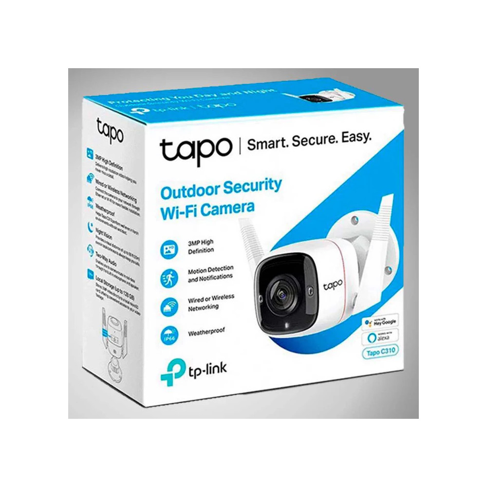 CAMARA TP-LINK WIFI TAPO C310 EXTERIOR-INTERIOR VISION NOCTURNA