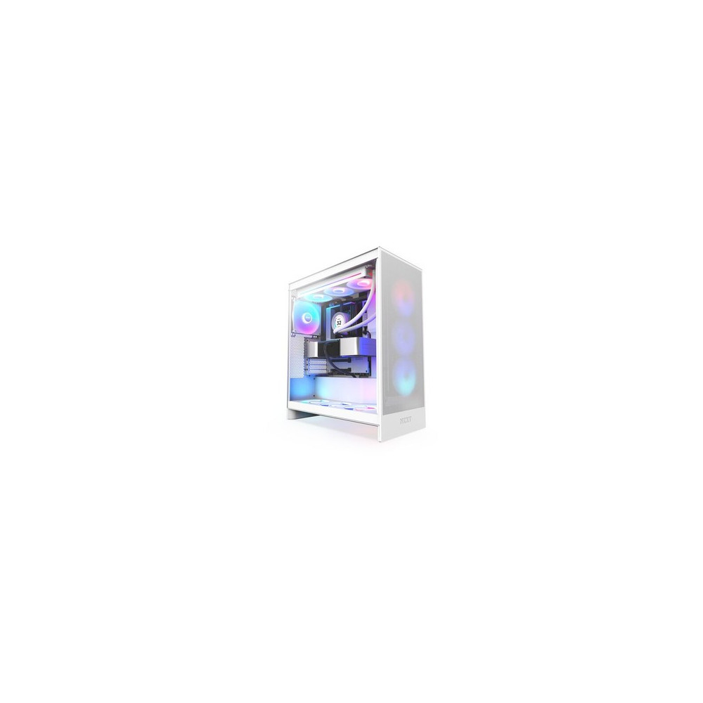 SEMITORRE GAMING NZXT H7 FLOW RGB SIN FUENTE BLANCO