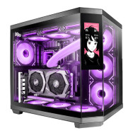 SEMITORRE GAMING ATX MARS GAMING MC3TCORELCD SIN FUENTE NEGRO