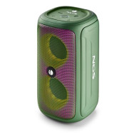 ALTAVOZ NGS ROLLER BEAST BT 5.0 IPX5 RESISTENTE AGUA VERDE LEDuc