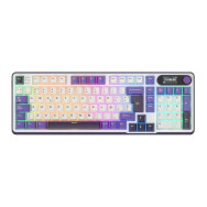 Teclado para Mac y Windows Royal Kludge RKS98 ISO-ES RGB Hot-Swappable Switch Chartreuse Wireless Blackberry