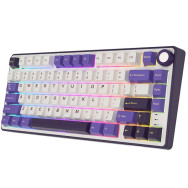 Teclado para Mac y Windows Royal Kludge RKR75 ISO-ES Hot-Swappable Switch Silver Speed Blackberry