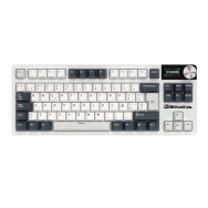 Teclado para Mac y Windows Royal Kludge RKS85 ISO-ES RGB Hot-Swappable Switch Beige Wireless White Night