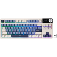 Teclado Gaming Royal Kludge RKS85 ISO-ES RGB Hot-Swappable Switch Beige Wireless Horizon Blue