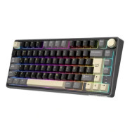Teclado para Mac y Windows Royal Kludge R75 ISO-ES RGB Hot-Swappable Switch Brown Phantom