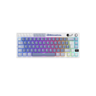 Teclado para Mac y Windows Royal Kludge RKM65 ISO-ES RGB Hot-Swappable Switch Beige Wireless Ocean Blue