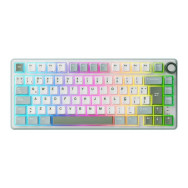 Teclado para Mac y Windows Royal Kludge RKR75 ISO-ES Hot-Swappable Switch Silver Speed Skycyan