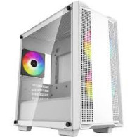 CAJA MICRO-ATX SEMITORRE DEEPCOOL CC360 ARGB C.TEMPLADO 3 VENT. ARGB BLANCA