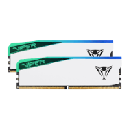 Memoria DDR5 Patriot Viper Elite 5 RGB 32GB 2x16GB 6000Hz CL40 EXPO-XMP Blanco