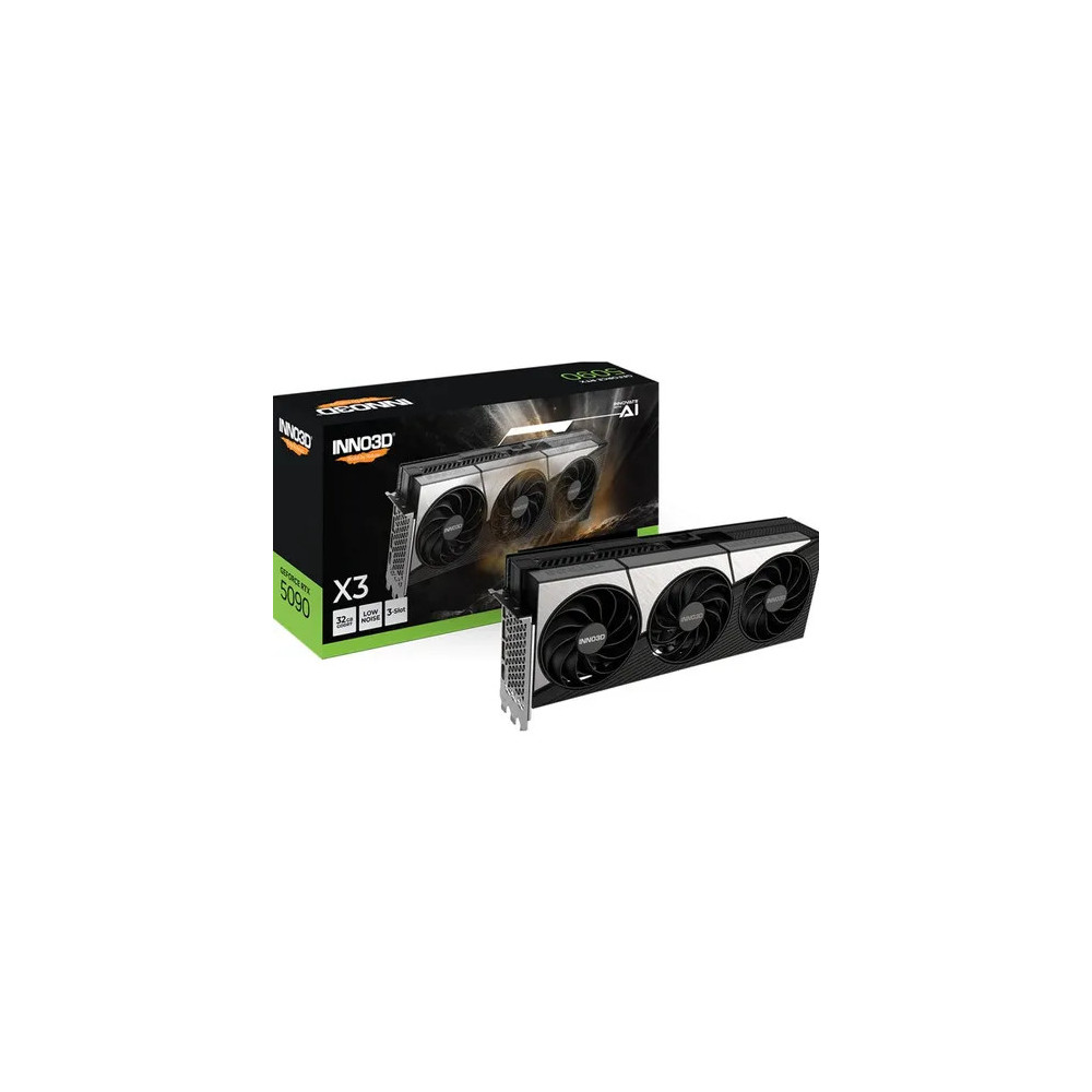 Tarjeta Gráfica INNO3D GeForce RTX 5090 X3 32GB GDDR7 DLSS4