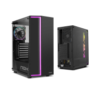 CAJA ATX SEMITORRE NOX INFINITY GAMMA NEGRA ARGB USB3