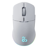 RATON GAMING NEWSKILL CHIRON PRO WIRELESS Y CABLE 16000DPI RGB 8 BOTONES BLANCO