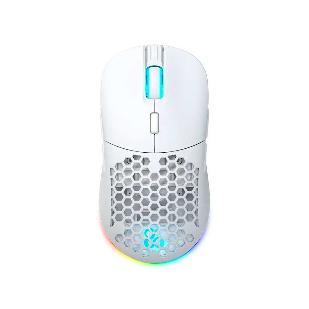 RATON NEWSKILL ARAKNE ELITE V2 RGB DUAL WIRELESS 24 GHZ USB C 16.000 DPI BLANCO