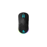 RATON NEWSKILL ARAKNE ELITE V2 RGB DUAL WIRELESS 24 GHZ USB C 16.000 DPI NEGRO