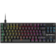 TECLADO GAMING NEWSKILL SERIKE TKL V2 ALAMBRICO USB A ALUMINIO ABS RGB ES NEGRO