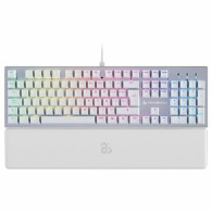 TECLADO GAMING NEWSKILL SERIKE V2 ALAMBRICO USB A ALUMINIO ABS RGB ES BLANCO