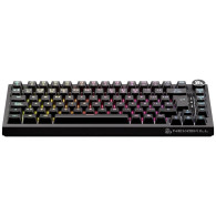 TECLADO GAMING NEWSKILL PYROS PRO 75% 2.4GHZ 1200MAH CABLE BT RGB ESPAØOL NEGRO