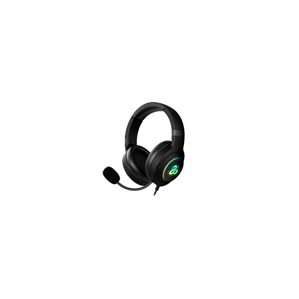 AURICULARES GAMING NEWSKILL SOBEK RGB 7.1 V2 USB-A MICROFONO VIRTUAL NEGROS