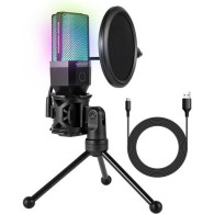 MICROFONO WOXTER MIC STUDIO 65 RGB WE26-028 USB