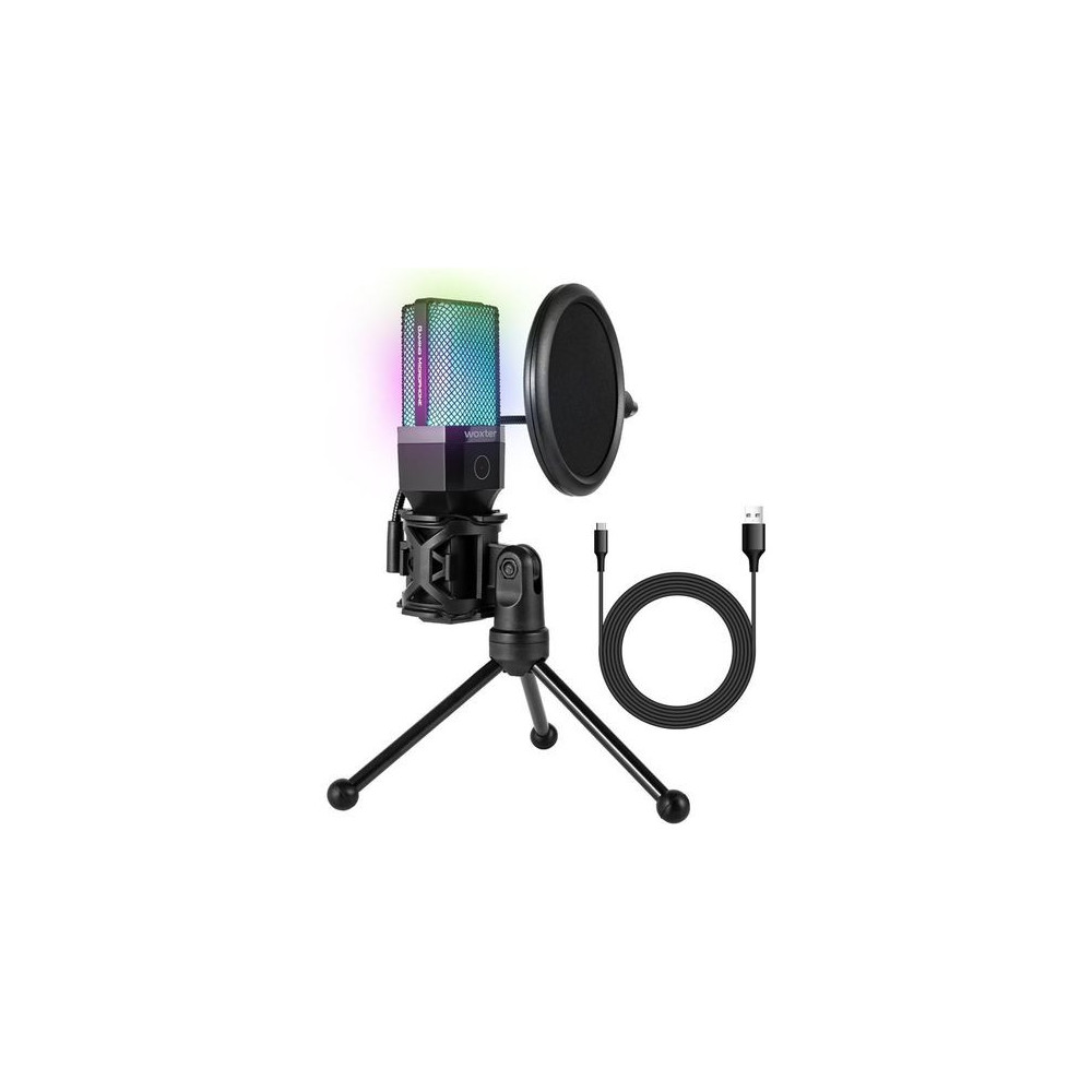 MICROFONO WOXTER MIC STUDIO 65 RGB WE26-028 USB