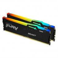 Memoria DDR5 Kingston Fury Beast RGB 32GB 2x16GB 5600MHz CL36 EXPO-XMP Negro