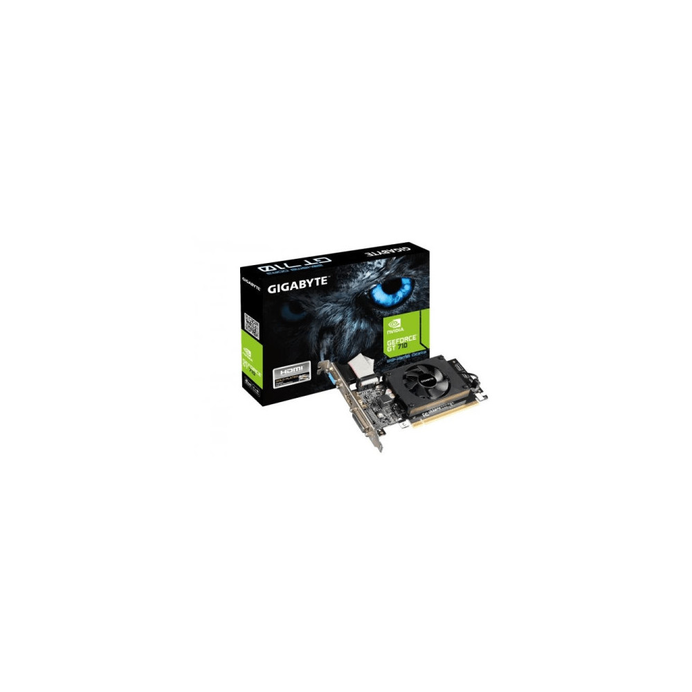 VGA PCI-EX NVIDIA GIGABYTE GT710 2GB DDR3 HDMI/DVI-D/VGA 1VENT