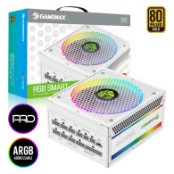FUENTE DE ALIMENTACION GM RGB 1050W PRO FULL MODULAR 80+ GOLD ARGB WHITE