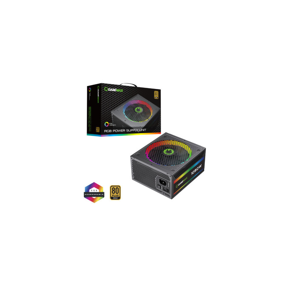 FUENTE DE ALIMENTACION GM RGB 1050W PRO FULL MODULAR 80+ GOLD ARGB
