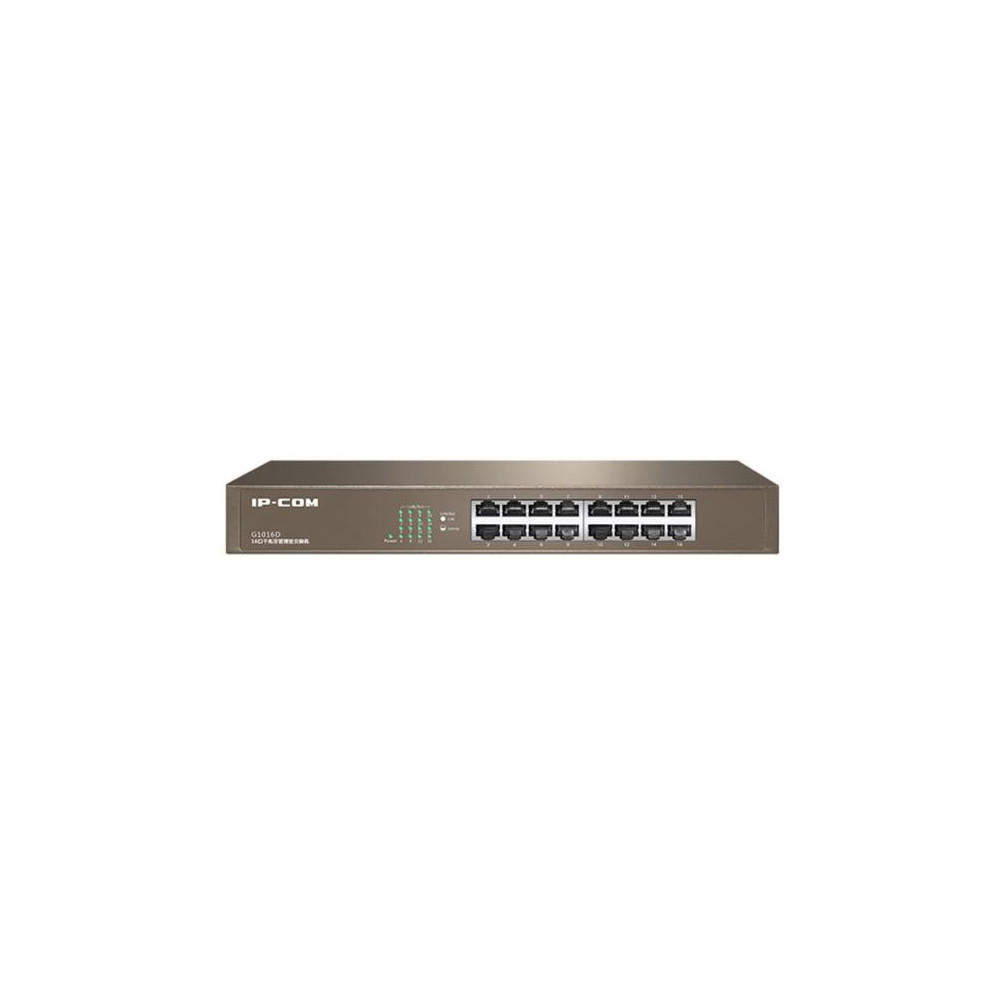 SWITCH IP-COM 16P GIGABIT G1016D