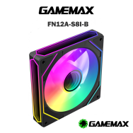 VENTILADOR GM 12CM ADICIONAL GAMING CHASIS ARGB SILENCIOSO BLACK