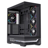 CAJA ATX SEMITORRE EINAREX S800 RGB 4 FANS NEGRA EXCS-PR-800R-B