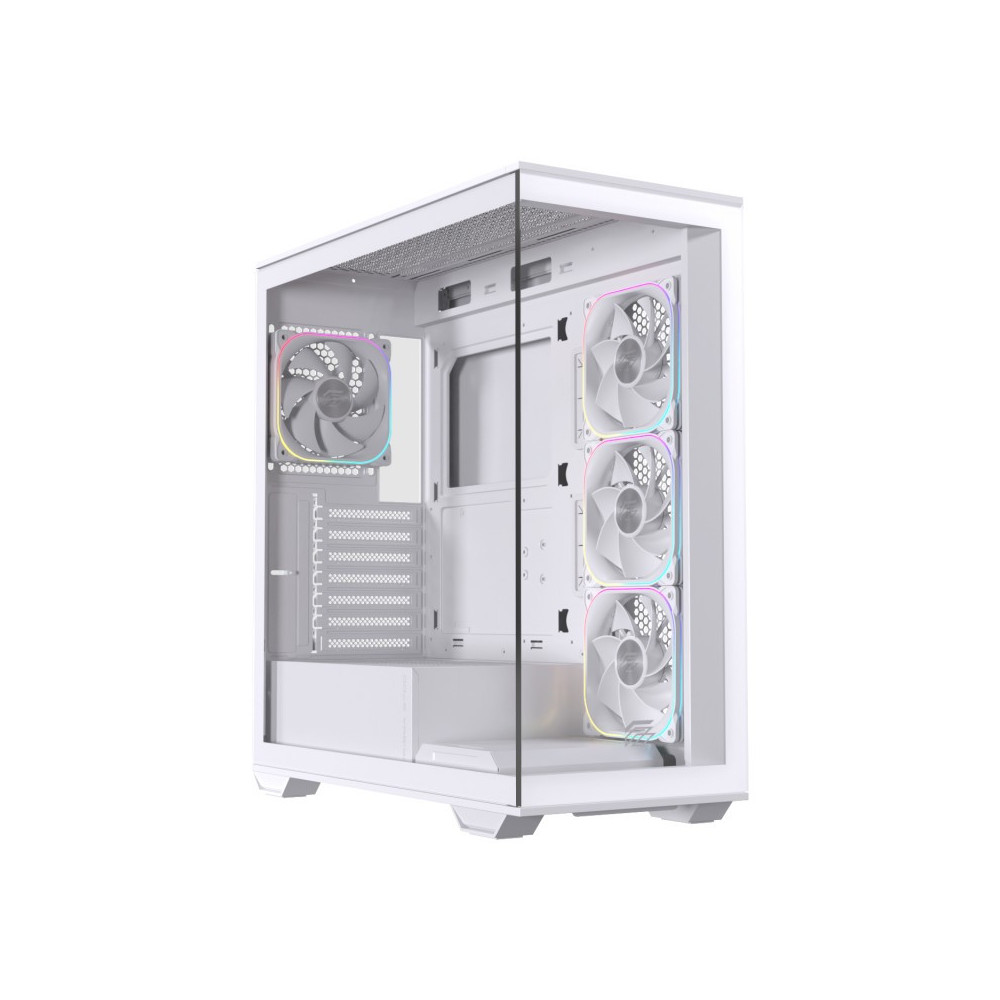 CAJA ATX SEMITORRE EINAREX S700 RGB 4 FANS BLANCA EXCS-PR-700R-W