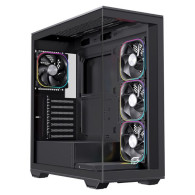 CAJA ATX SEMITORRE EINAREX S700 RGB 4 FANS NEGRA EXCS-PR-700R-B