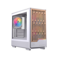 CAJA MICRO-ATX SEMITORRE EINAREX PM400 RGB 3 FANS BLANCA EXCS-PM-400R-W