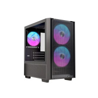 CAJA MICRO-ATX EINAREX PM150 GAMING RGB USB3.0 USB-C BLACK
